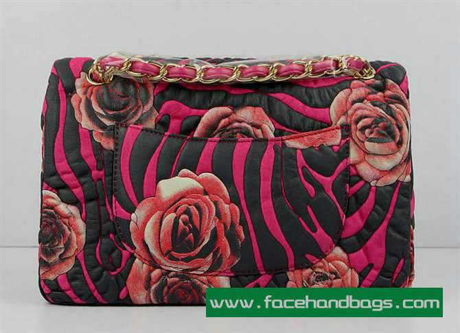 Chanel 2.55 Rose Handbag 50135 Gold Hardware-Rose Red